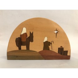 Crèche en bois (Argentine)