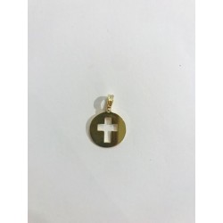 Médaille avec croix évidée...