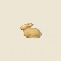 Lapin gris, santon Fouque 6cm