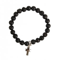 Bracelet en pierre de lave...